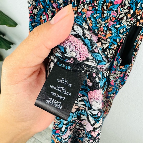 Torrid Midi Gauze Walk Through Romper Dress floral multi color Size 5 - Picture 8 of 9
